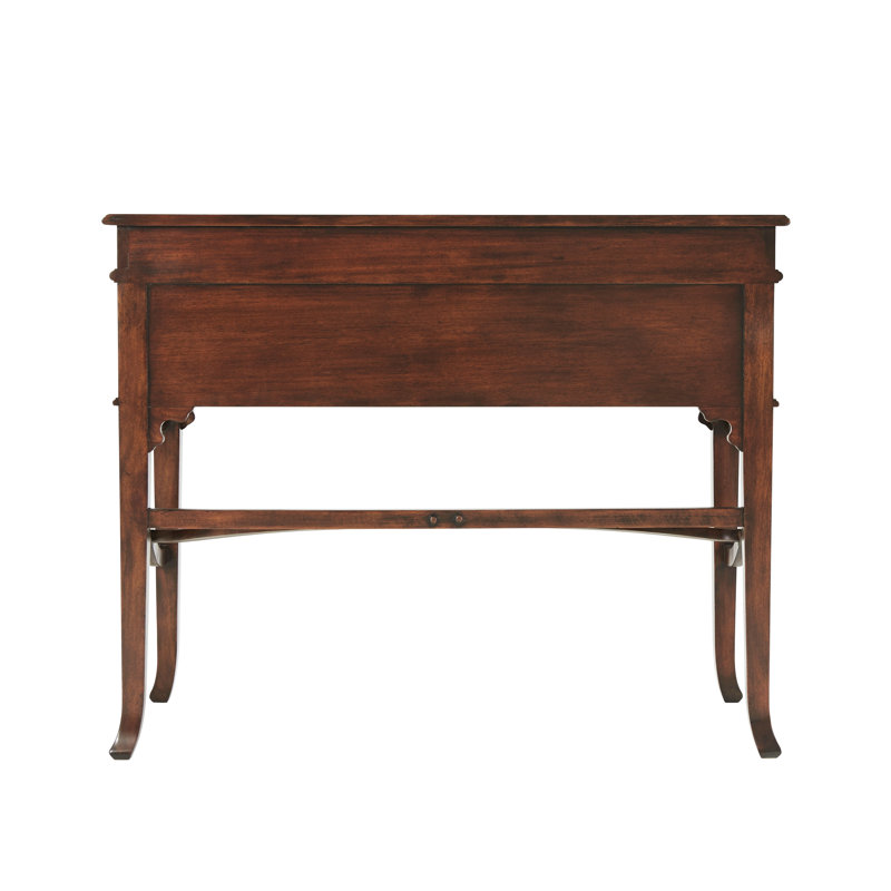 Campaign Solid Wood Secretary Desk